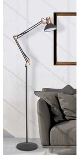 Rabalux Stojąca LAMPA podłogowa GARETH 4523 regulowana OPRAWA na wysięgniku do salonu loft miedź czarna 4523 - Lampy stojące - miniaturka - grafika 5