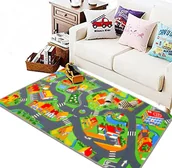 Dywany dla dzieci - Dywan Dywanik Dla Chłopca 150X200 1,5x2 Uliczki - miniaturka - grafika 1