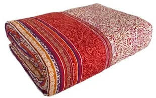 Bassetti Bassetti Koc dzienny, bawełna, czerwony, 265 x 255 9320566 - Koce - miniaturka - grafika 2