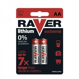 GP Bateria litowa RAVER LITHIUM FR6 RLT FR6-B2) - Baterie i akcesoria - miniaturka - grafika 2