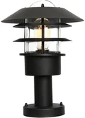 Lampy ogrodowe - Elstead Lighting HELSINGOR HINGOR PED BK zewnętrzna lampa stojąca 1x60W E27 - miniaturka - grafika 1