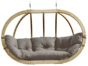Hamaki - Amazonas Fotel hamakowy dwuosobowy Globo Royal Chair Weatherproof, szary - miniaturka - grafika 1