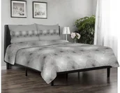 Pościel - Matex Multitex Pościel flanelowa, szara, 160x200 cm, 2x 70x80 cm - miniaturka - grafika 1