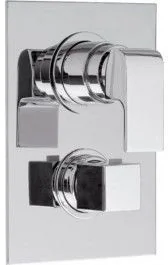 Sapho DIMY bateria prysznicowa podtynkowa, termostatyczna, 3-funkcyjna,chrom (UN57169) DM393 - Baterie podtynkowe Sapho DIMY bateria prysznicowa podtynkowa, termostatyczna, 3-funkcyjna,chrom (UN57169) DM393 - Baterie podtynkowe - miniaturka - grafika 1