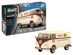 Revell Model do sklejania Samochód 1/24 VW T1 Dr. Oetker 5_796775 - Modele do sklejania - miniaturka - grafika 2