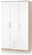 Szafy - Halmar Szafa LIMA S-3 Halmar Dąb sonoma + biały V-PL-LIMA-S3-BIAŁY/SONOMA - miniaturka - grafika 1