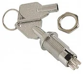 Podzespoły elektroniczne - Velleman Wyłącznik na klucz 1P On-On (SPDT) 0,5A / 250VAC KS4 - miniaturka - grafika 1