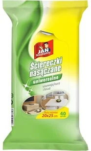 Jan Niezbędny ŚCIERECZKI NASĄCZANE UNIWERSALNE 40 SZTUK zakupy dla domu i biura 8571009878 - Ściereczki, gąbki, czyściki - miniaturka - grafika 2