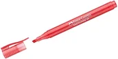 Zakreślacze - Faber-Castell 157721  Textmarker TEXTLINER 38, w kształcie pióra z Clip, czerwony 157721 - miniaturka - grafika 1
