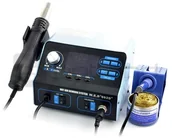 Akcesoria do lutowania - Stacja lutownicza hotair i grotowa WEP 992D+ FAN zapamiętywanie ustawień + wentylator w kolbie - 720W LUT-08373 - miniaturka - grafika 1