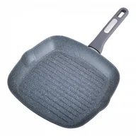 Patelnie - Kamille Patelnia grillowa granitowa 28cm 4278GR - miniaturka - grafika 1