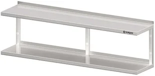 Stalgast Półka wisząca podwójna 1500x300x390 mm 981843150 - Meble gastronomiczne Stalgast Półka wisząca podwójna 1500x300x390 mm 981843150 - Meble gastronomiczne - miniaturka - grafika 1