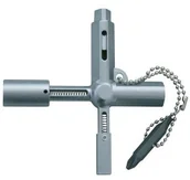 Klucze i nasadki - Haupa Klucz do szaf sterowniczych 110698 110698 - miniaturka - grafika 1