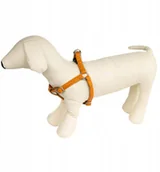 Szelki dla psów - Szelki dla psa Miękka Skóra 15mm Miodowe - miniaturka - grafika 1