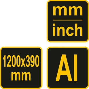 Vorel KĄTOWNIK ALUMINIOWY L 1200 MM 18372 - Inne urządzenia pomiarowe - miniaturka - grafika 2