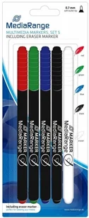 Media Range CD/DVD Pen Set bl/re/gn/bk/E (MR704) - Pudełka i akcesoria na płyty CD - miniaturka - grafika 3