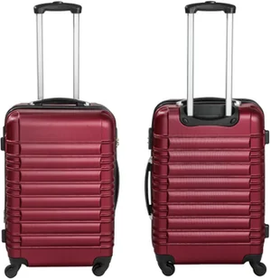 tectake Zestaw walizek ABS 4 częściowy - bordowy 402026 - Walizki - miniaturka - grafika 8