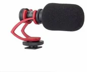 Akcesoria do kamer sportowych - Comica Mikrofon kierunkowy do smartfona kamery Comica CVM-VM10II czerwony 6971120980326 - miniaturka - grafika 1