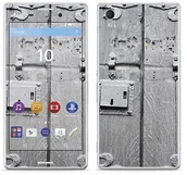 Etui i futerały do telefonów - Sony Royal Sticker Royal tatuaż ścienny RS. 108332 samoprzylepny do M4 Aqua z motywem Old Door RS.108332 - miniaturka - grafika 1