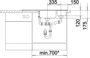 Blanco DELTA-IF 523667 - Zlewozmywaki - miniaturka - grafika 5