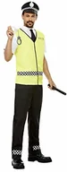 Stroje karnawałowe - Smiffys Smiffys 70009XL kostium policyjny, męski, żółty, XL 70009XL - miniaturka - grafika 1