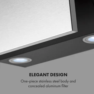 Klarstein Silver Lining 60 (CGCH2-SilvLining-60) - Okapy kuchenne - miniaturka - grafika 9