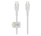 Kable USB - Belkin USB-C USB-C 2.0 Silicone 1m White - miniaturka - grafika 1