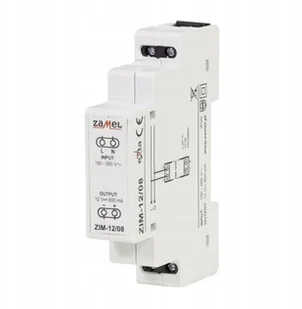 Zamel Zasilacz Impulsowy 12V / 0,8A ZIM-12/08 - Bezpieczniki elektryczne - miniaturka - grafika 4
