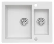 Zlewozmywaki - AXIS MOJITO 80 biały - miniaturka - grafika 1