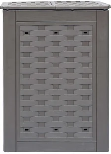 vidaXL Kompostowniki ogrodowe, 2 szt., brązowe, 60x60x83 cm, 600 L - Kompostowniki - miniaturka - grafika 4