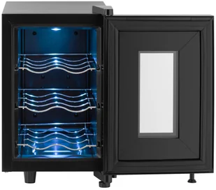 Royal Catering Lodówka do wina 17 l stal RC-WC20 - Szafy i witryny chłodnicze - miniaturka - grafika 4