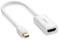 Adaptery i przejściówki - UGREEN ugreen adapter Mini DisplayPort na HDMI przewód 1080p konwerter plików video obsługuje do Apple MacBook, MacBook Pro, iMac, MacBook Air, Mac mini i lenovol ThinkPad itp, biały - miniaturka - grafika 1