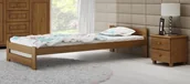 Łóżka - Magnat Meble Łóżko drewniane INTER 90x200 DĄB - miniaturka - grafika 1