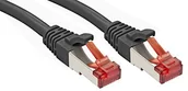 Kable miedziane - LINDY Lindy 47777 6 S/FTP Cable 1 m Czarny 4002888477772 - miniaturka - grafika 1