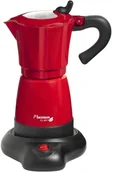 Zaparzacze i kawiarki - BESTRON Bestron Kawiarka do espresso 6 filiżanek, 480 W, czerwona, AES480 - miniaturka - grafika 1