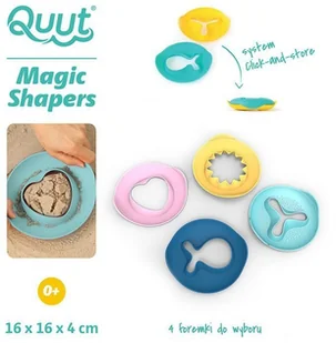 Quut Foremki wielofunkcyjne Magic Shapers, Serduszko - Zabawki do piasku - miniaturka - grafika 3