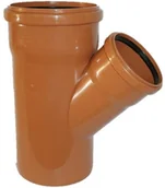 Rury - Trójnik Redukcyjny Kanalizacyjny 160x110 45' Zew - miniaturka - grafika 1