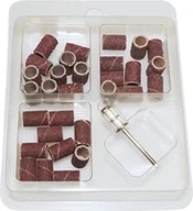 Sztuczne paznokcie i akcesoria - World of Nails-Design zestaw wspomagający tuleja po 10 X lata 60., wydajnie i wałem 180er ziarnistość + extra nagrywania 510050 - miniaturka - grafika 1