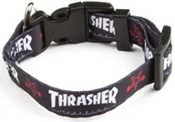 Dodatki do ubrań - THRASHER obroża dla psa THRASHER DOG COLLAR Black - miniaturka - grafika 1