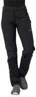 Akcesoria turystyczne - Jack Wolfskin zenon w spodnie Softshell, kolor: czarny , rozmiar: 40 1505111-6000040 - miniaturka - grafika 1
