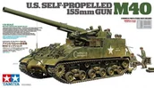 Modele do sklejania - Tamiya TAMIYA  U.S. Self-Propelled 155mm Gun M40 35351 - miniaturka - grafika 1