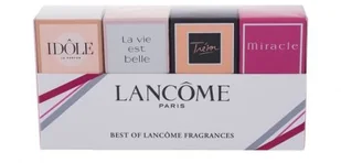 Lancome Best Of Lancome zestaw Edp Trésor 7,5 ml + Edp Idole 5 ml + Edp La Vie Est Belle 4 ml + Edp Miracle 5 ml dla kobiet - Zestawy perfum damskich Lancome Best Of Lancome zestaw Edp Trésor 7,5 ml + Edp Idole 5 ml + Edp La Vie Est Belle 4 ml + Edp Miracle 5 ml dla kobiet - Zestawy perfum damskich - miniaturka - grafika 1