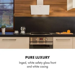 Klarstein Laurel 60 Biały (CGCH5-Laurel60-WH) - Okapy kuchenne - miniaturka - grafika 2