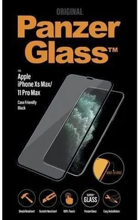 PanzerGlass Szkło do etui iPhone 11 Pro Max, Xs Max, czarne 5711724026669 - Szkła hartowane na telefon - miniaturka - grafika 5