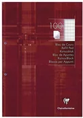 Notesy i bloczki - Clairefontaine 5813 °C kursus Block A4, rautiert z krawędzią, 2-krotnie perforowane, 100 arkuszy, czerwony 5813C - miniaturka - grafika 1