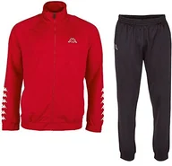 Dresy męskie - Kappa Till Tracksuit dres treningowy, czerwony, L 303307_Racing Red_L - miniaturka - grafika 1