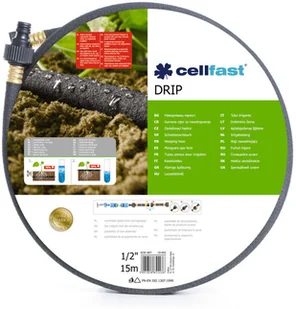 Cellfast Wąż nawadniający DRIP 1/2 15m (19-002) - Węże ogrodowe i zraszacze - miniaturka - grafika 2