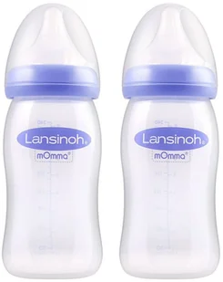 Lansinoh Butelki do karmienia ze smoczkiem, 2 szt, 240 ml - Butelki dla niemowląt - miniaturka - grafika 2