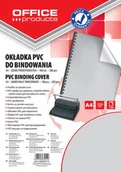Akcesoria do laminatorów - OFFICE PRODUCTS OKŁADKI DO BINDOWANIA OFFICE PRODUCTS PVC A4 200MIKR. 100SZT. SZARE TRANSPARENTNE zakupy dla domu i biura 20222015-10 - miniaturka - grafika 1