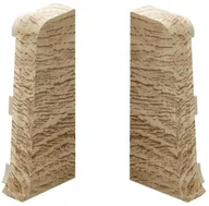 Listwy przypodłogowe - VOX Zakończenia do listwy przypodłogowej Esquero Duo Dąb Bursztynowy 2 sztuki Vox - miniaturka - grafika 1